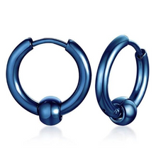 Steel Hoop Earrings for Men