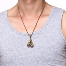 Boxing Gloves Pendant Necklace  for Men