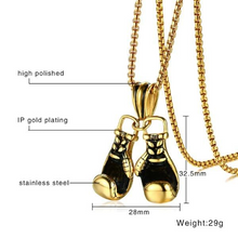 Boxing Gloves Pendant Necklace  for Men