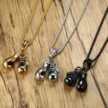 Boxing Gloves Pendant Necklace  for Men