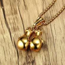 Boxing Gloves Pendant Necklace  for Men