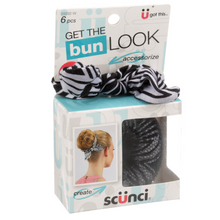 Scunci Bun Maker 6 Piece Kit (Get the Bun Look)