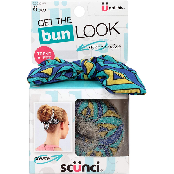 Scunci Bun Maker 6 Piece Kit (Get the Bun Look)