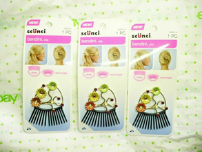 Scunci Bendini Clip Bend Slide And Snap Hair Accessory