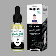 Dry Beard & Hair Oil - FULL CARE BLACK EDITION - 30mL