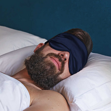 SilkSein Dark Blue Silk Sleep Mask