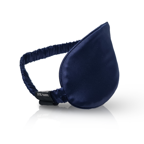 SilkSein Dark Blue Silk Sleep Mask