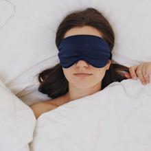 SilkSein Dark Blue Silk Sleep Mask