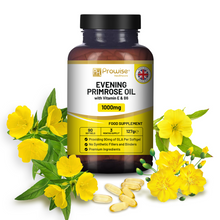 Evening Primrose Oil 1000mg | 90 Softgel Capsules | Pure Cold Pressed I 90mg GLA per Capsule I Women's Health I Premium Quality