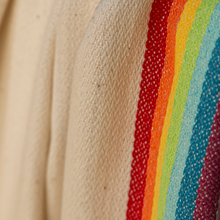 Samimi Hooded Beach Poncho Men - Rainbow