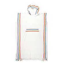 Samimi Hooded Beach Poncho Men - Rainbow