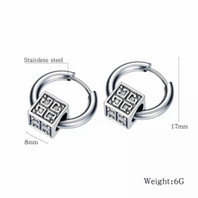 Stainless Steel Hoop Earrings For Men