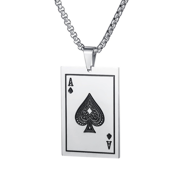 Lucky Ace Necklace for Men