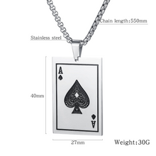 Lucky Ace Necklace for Men