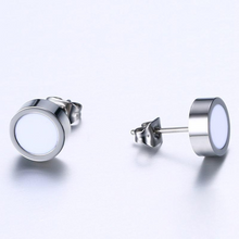 Stainless Steel Men Stud Earrings