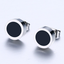 Stainless Steel Men Stud Earrings