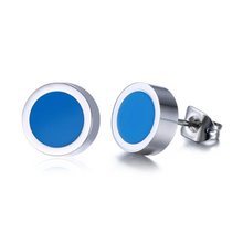 Stainless Steel Men Stud Earrings