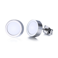 Stainless Steel Men Stud Earrings